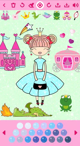 Princess Coloring Book offline應用截圖第3張