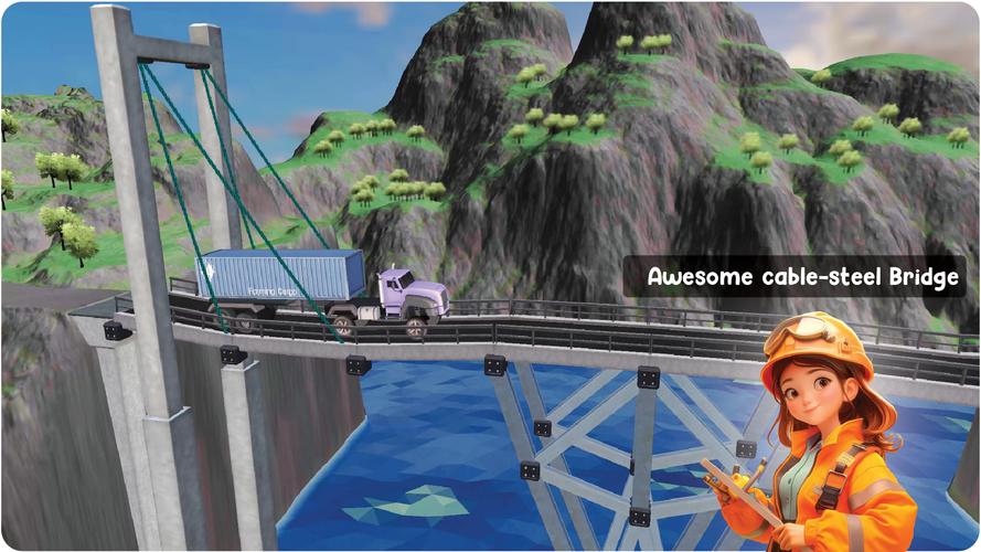 Bridge Constructor Captura de tela 3