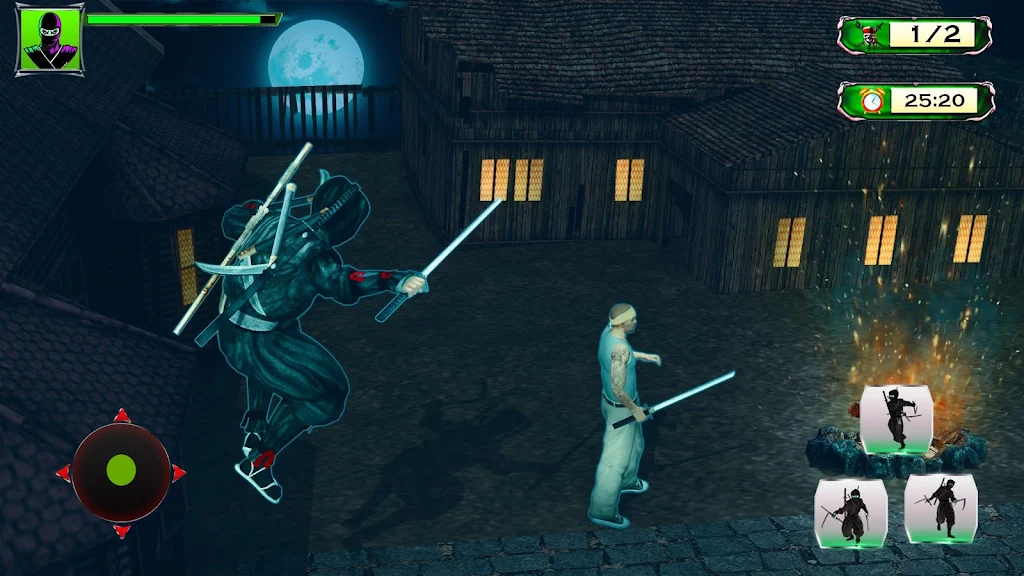 Ninja Hero Assassin Samurai Pirate Fight Shadow Captura de tela 0