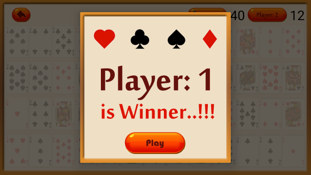 Playing Cards Matching Game - Memory booster game Captura de pantalla 3