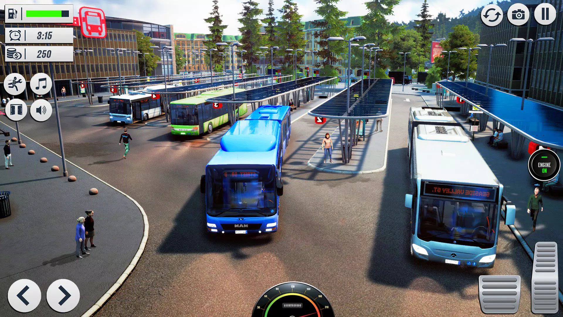 Highway Bus Driving Simulator 스크린샷 1