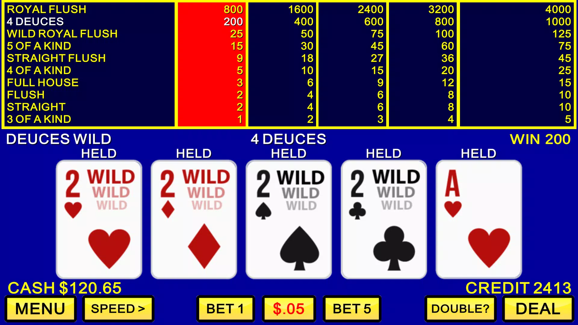 Video Poker Casino Captura de tela 1