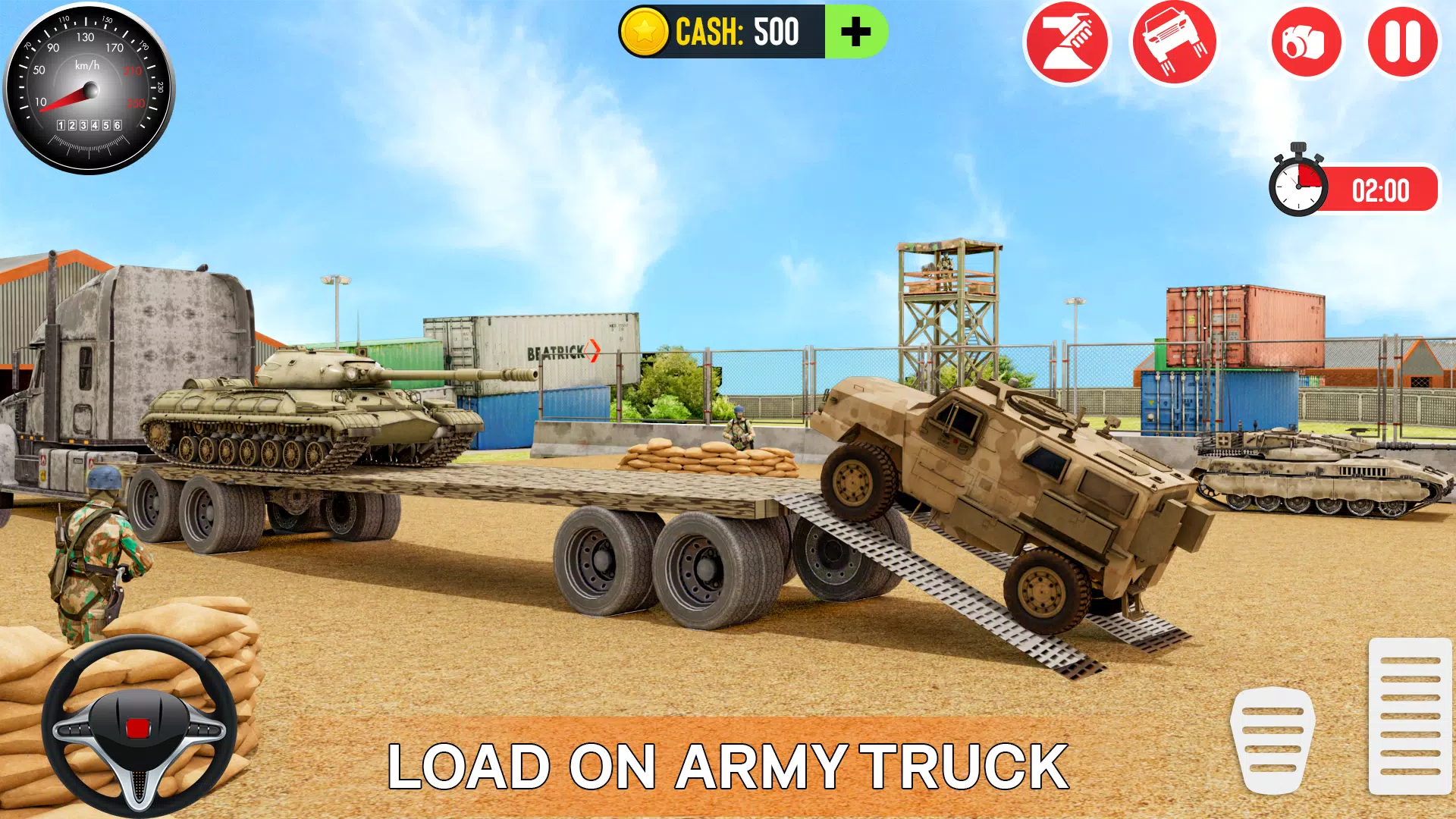 Army Car Games Truck Driving應用截圖第2張