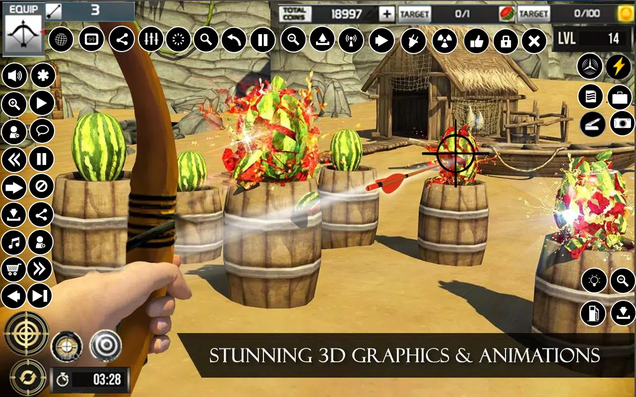 Watermelon Archery Games 3D應用截圖第1張