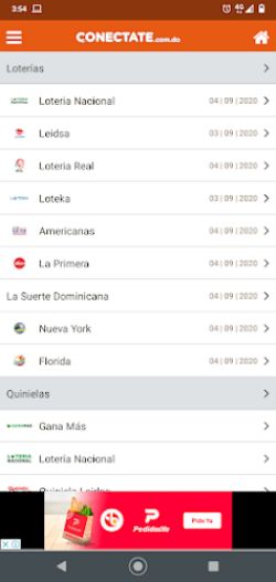 Conectate Loterías Screenshot 2
