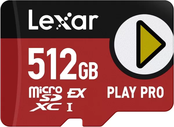 開關2兼容Lexar 512GB Play Pro MicroSDXC Express卡