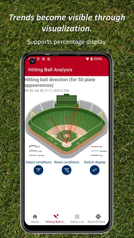 Batting STATS Manager Capture d'écran 2