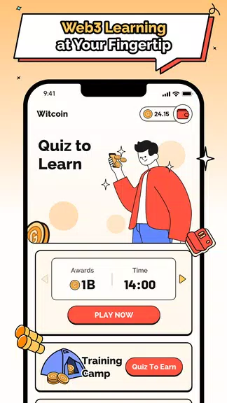 Witcoin: Web3 Play to Learn Schermafbeelding 0