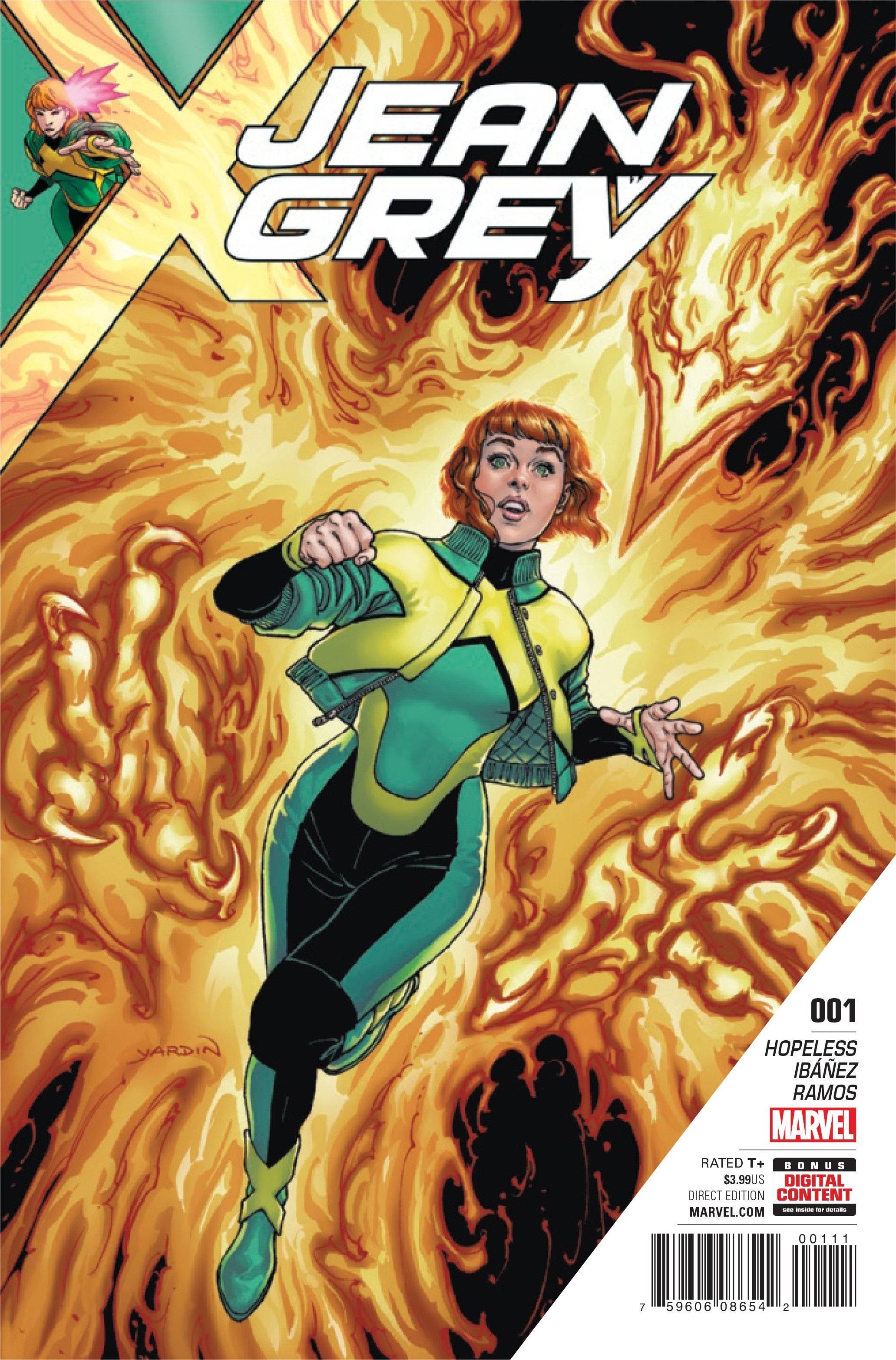 Jean Grey in the comics. Image credit: Marvel Comics.