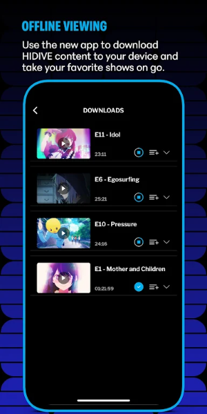 HIDIVE Capture d'écran 2