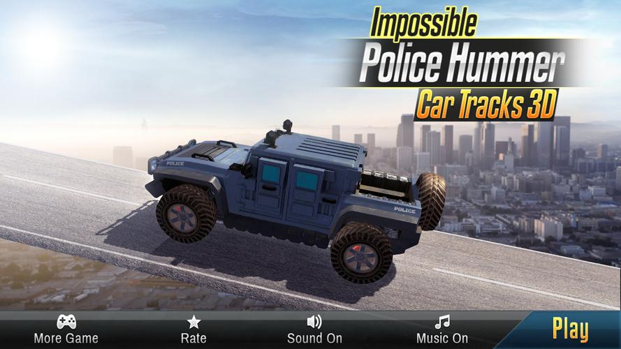 Impossible Ramp Hummer Car 3D應用截圖第0張