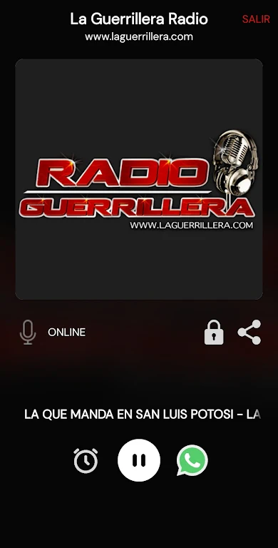 La Guerrillera Radio ဖန်သားပြင်ဓာတ်ပုံ 1