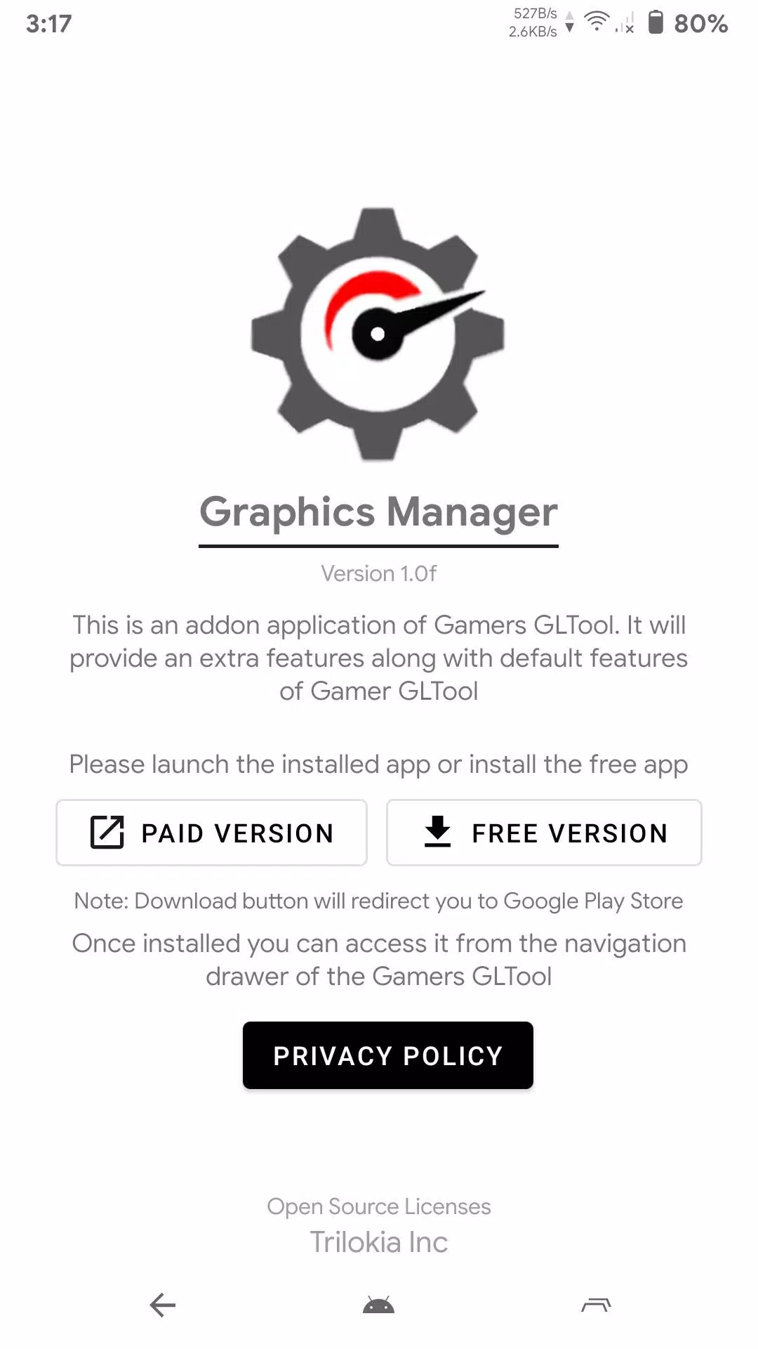 Graphics Manager Tangkapan skrin 0