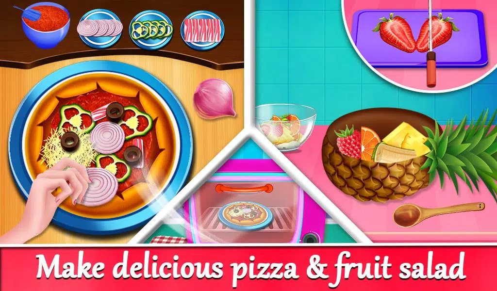 Cooking in Kitchen Food Games Ảnh chụp màn hình 1
