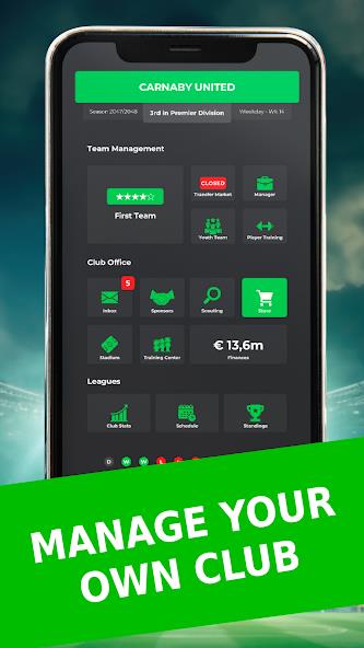 Schermata Club Boss - Football Game Mod 3