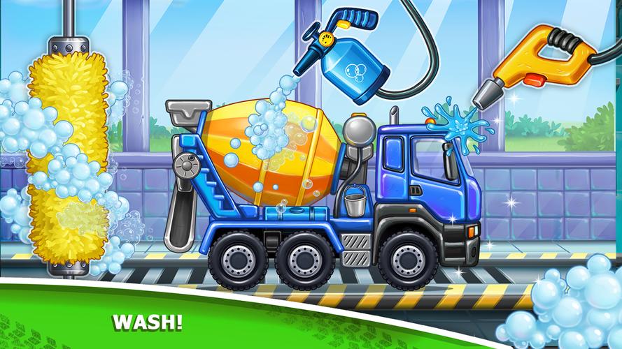 Kids truck games Build a house Captura de pantalla 1