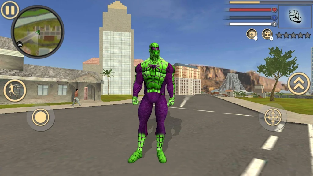 Spider Rope Hero Frog Ninja Strange Gangster Crime應用截圖第0張