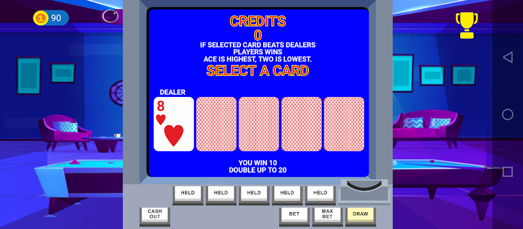 Video Poker Big Bet Captura de tela 2