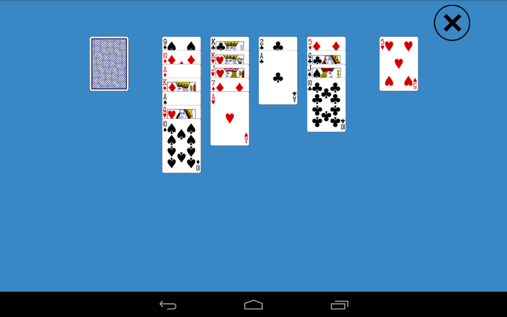Classic Aces Up Solitaire Captura de pantalla 1