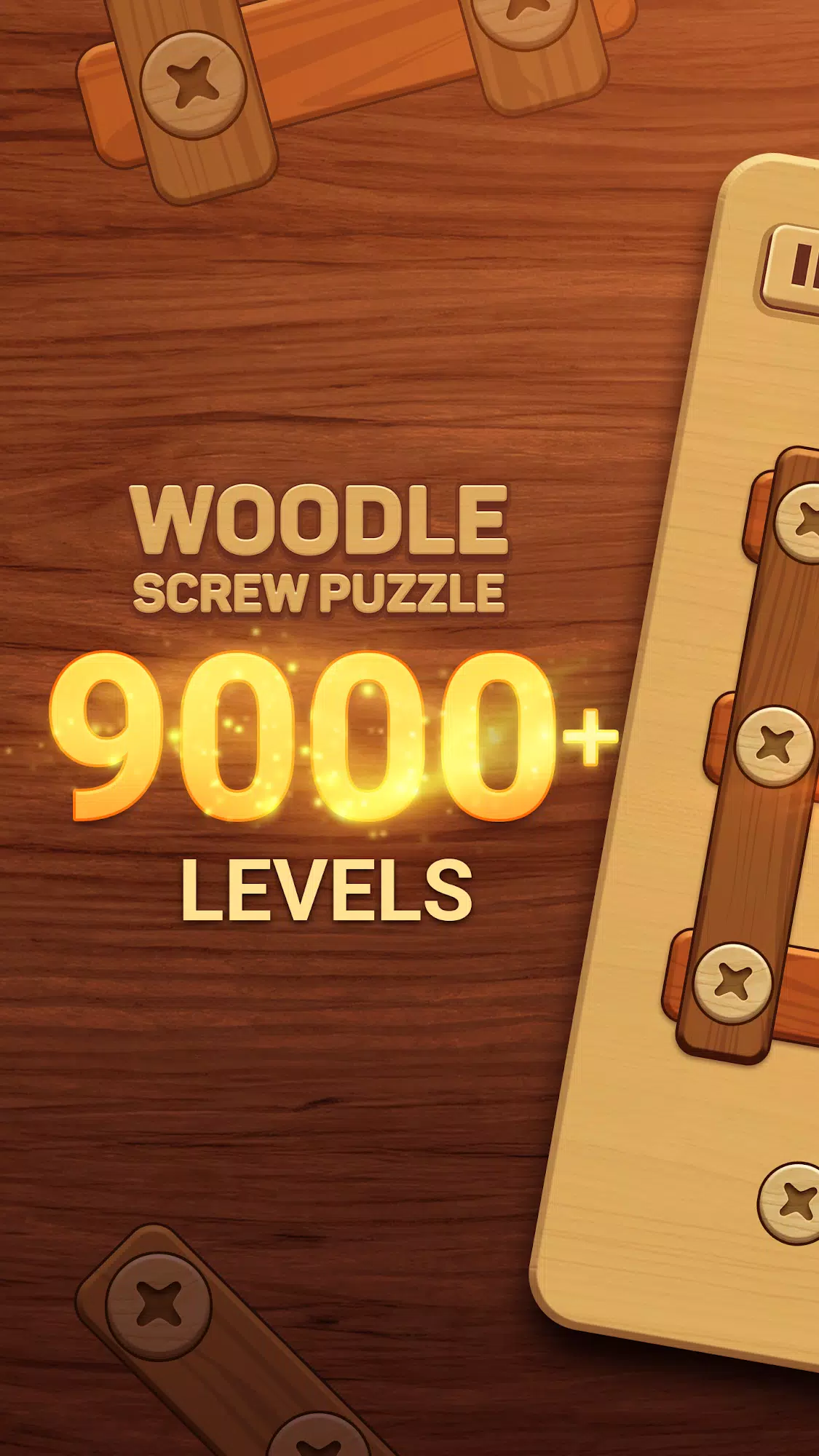 Woodle - Wood Screw Puzzle應用截圖第0張
