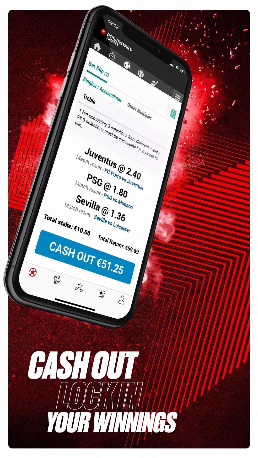 PokerStars Sports Betting EU Tangkapan skrin 2