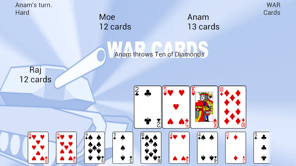 WAR Cards 스크린샷 0