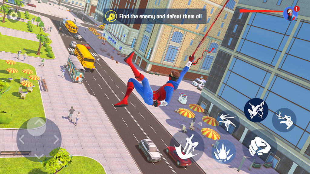 Spider Fighting: Hero Game Tangkapan skrin 1