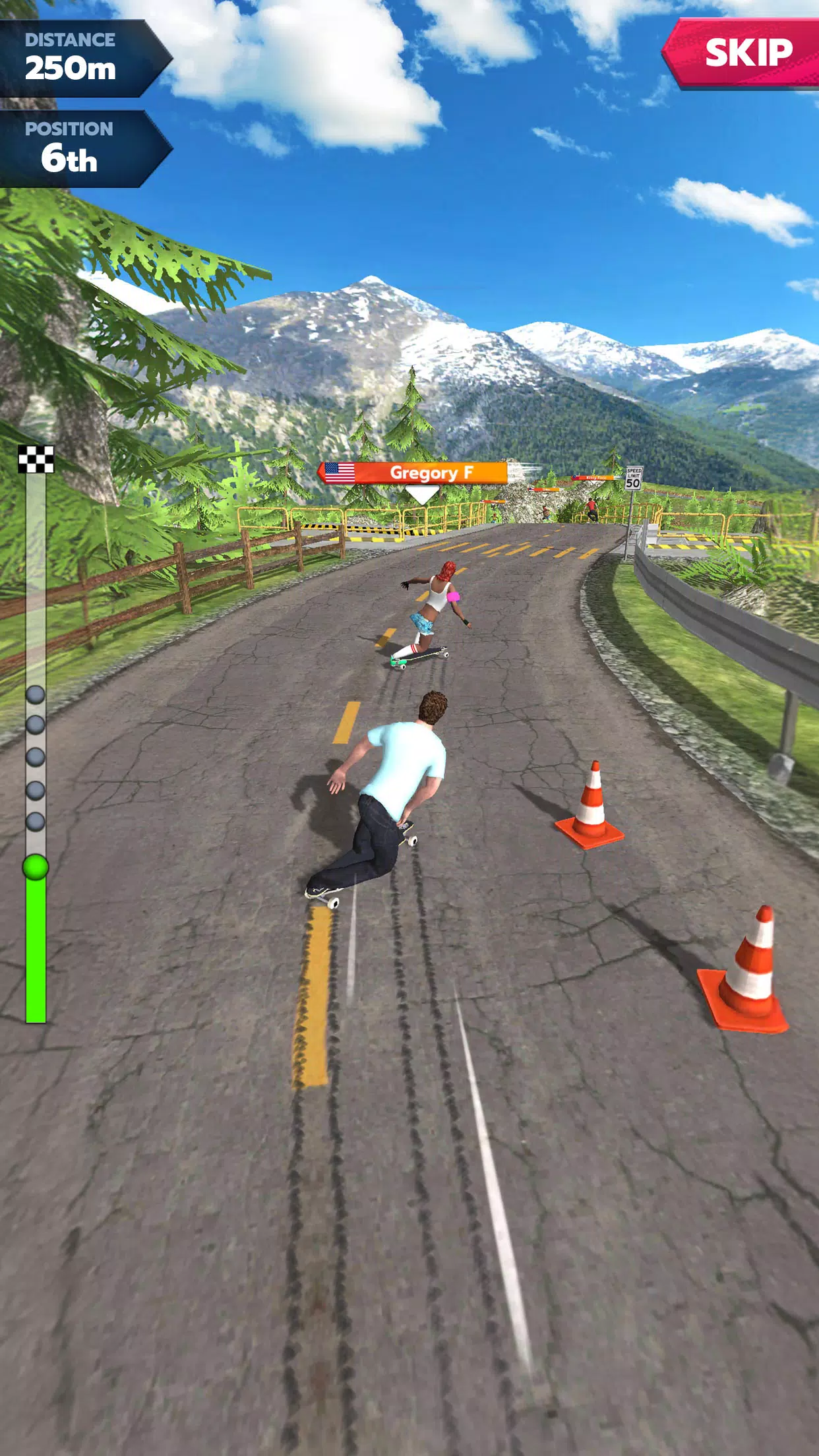Downhill Race League Ảnh chụp màn hình 2