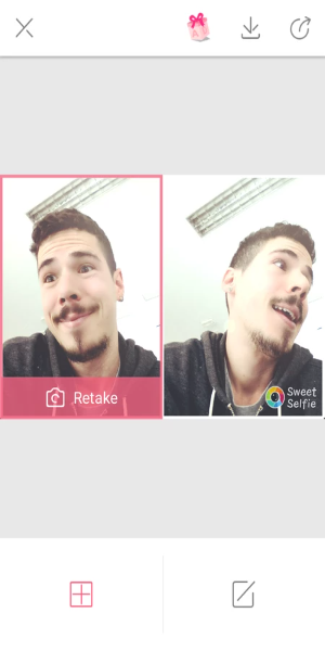 Editor e Câmera - Sweet Selfie Captura de tela 0