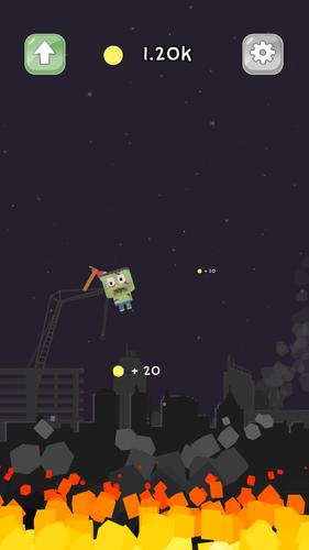 Schermata Don't Drop Dan: Tap to survive 1