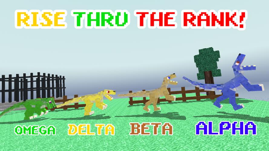 Blocky Dino Park Raptor Attack Tangkapan skrin 1