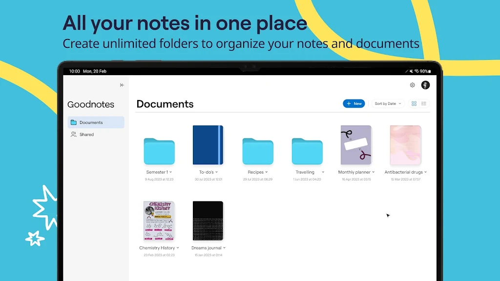 Goodnotes ဖန်သားပြင်ဓာတ်ပုံ 1