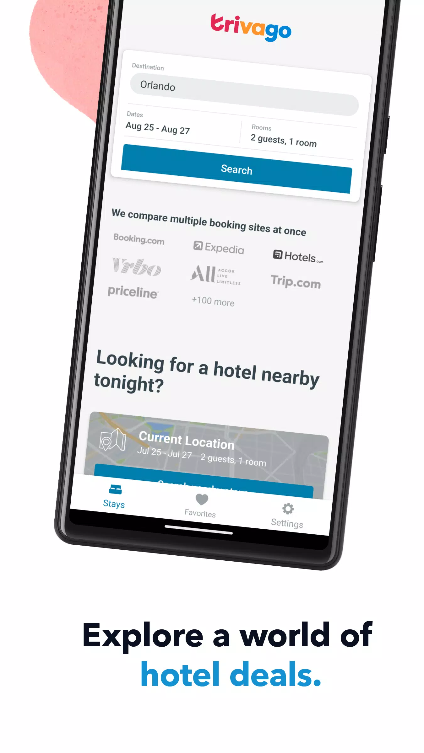 trivago: Compare hotéis Captura de tela 1