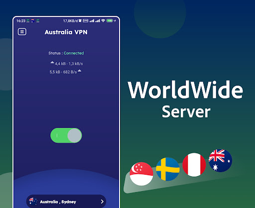 Australia VPN - Fast Proxy VPN Capture d'écran 2
