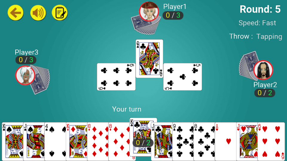 Call break : Offline Card Game ภาพหน้าจอ 0