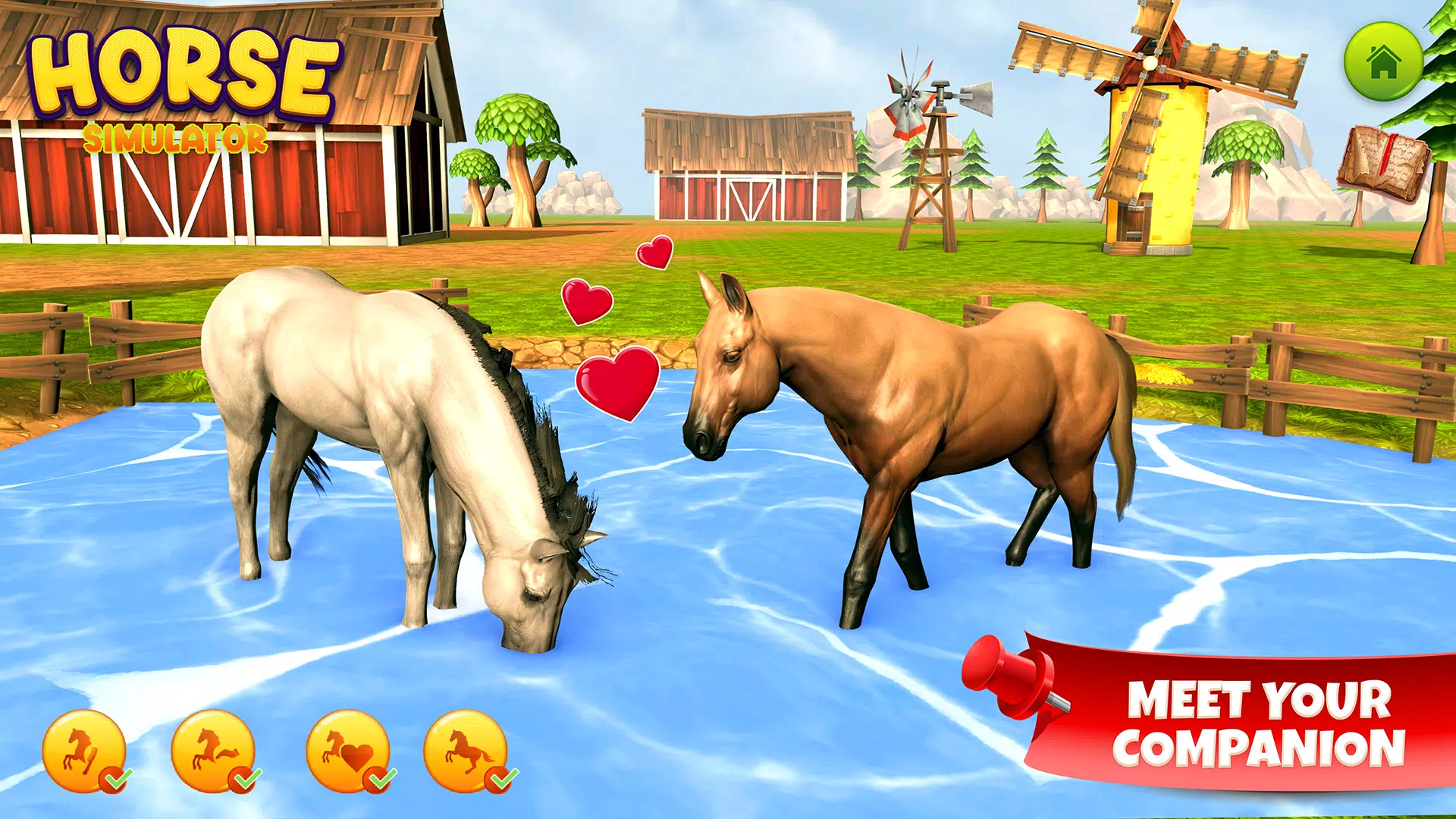Horse Simulator Family Game 3D Screenshot 2