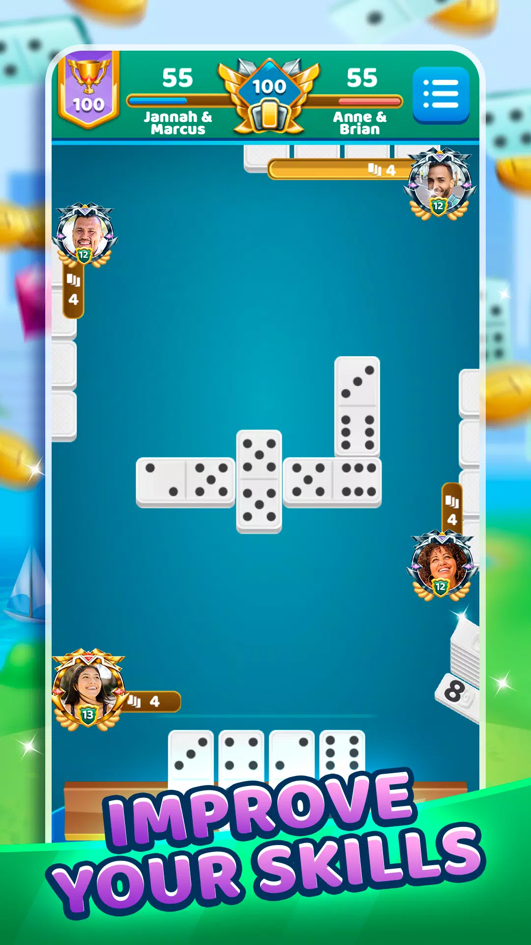 Dominoes Battle應用截圖第2張