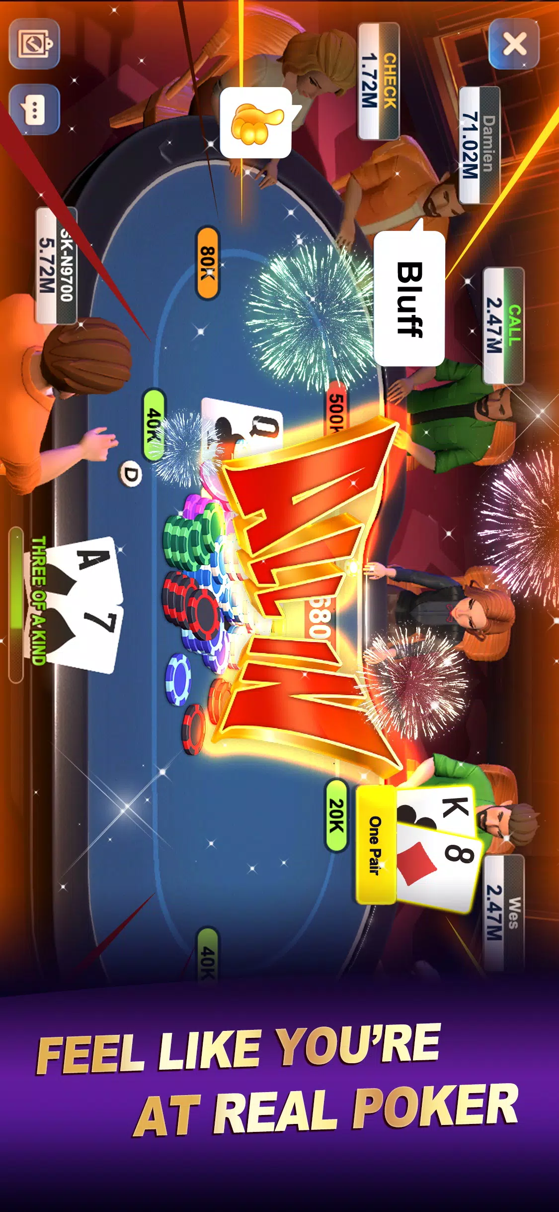 Poker World-Hold'em Frenzy應用截圖第2張