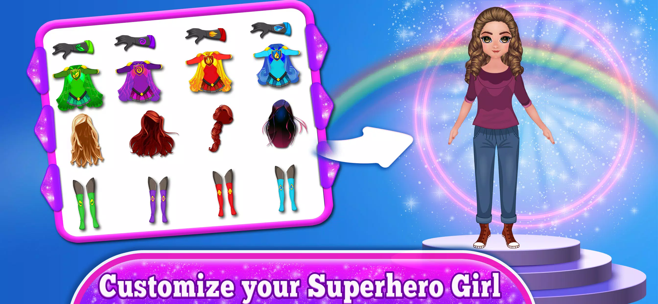 Super hero Girls: Power Games應用截圖第2張