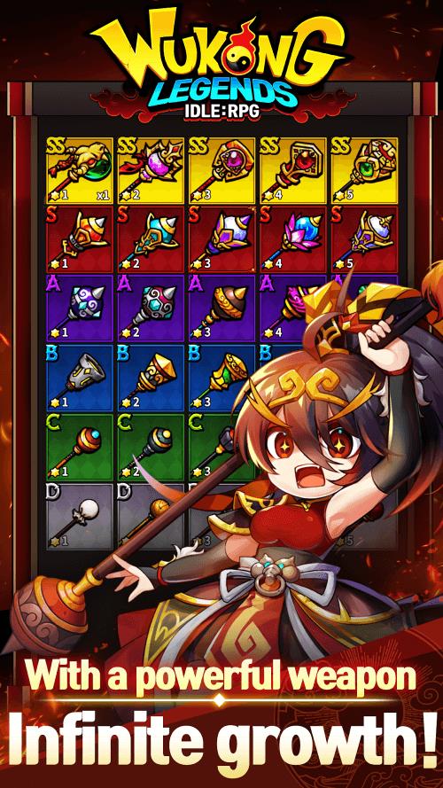WuKong Legends : Idle RPG應用截圖第2張