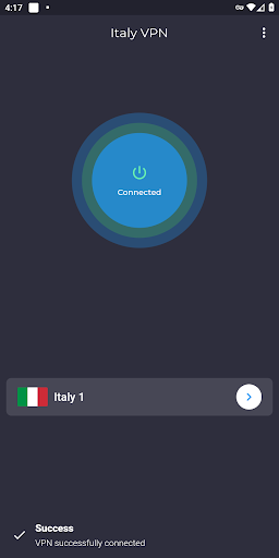 Italy VPN - Fast Proxy Server Screenshot 1
