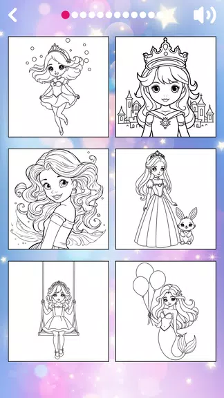 Princess Coloring Book offline應用截圖第2張