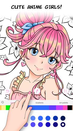 Anime Games Coloring Book 스크린샷 2