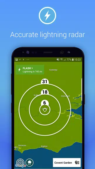 Lightning Alarm Weatherplaza應用截圖第0張