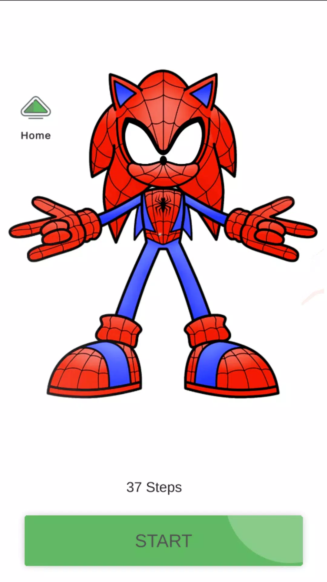 How to draw sonik characters Скриншот 2