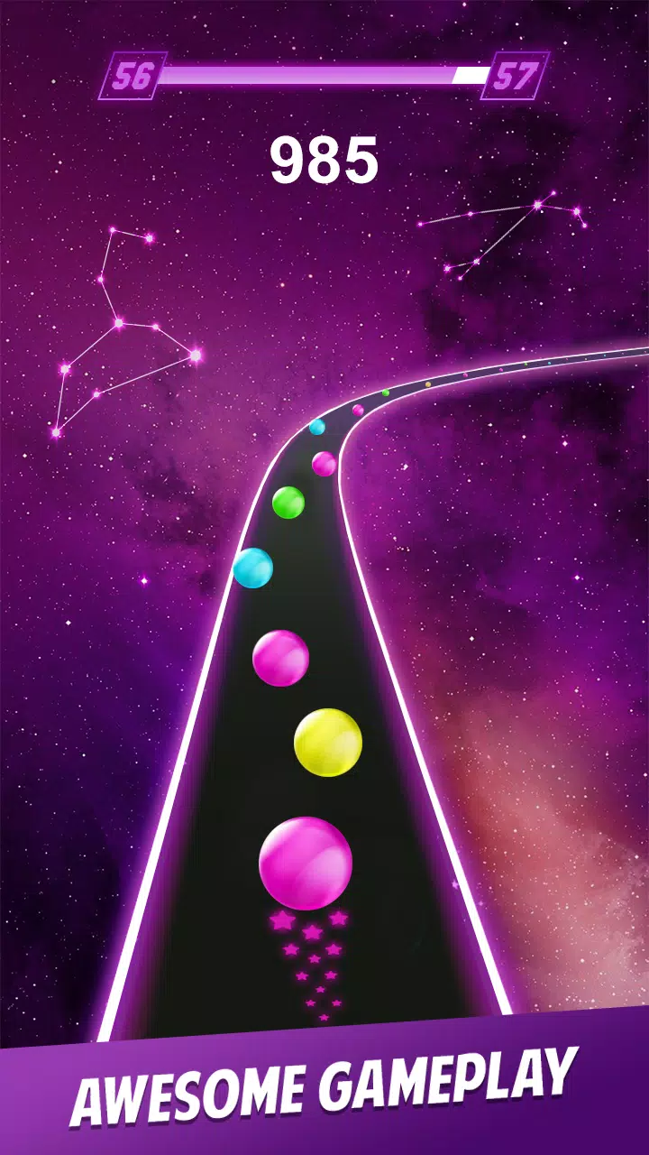 Dancing Ball Color Rush Game應用截圖第3張