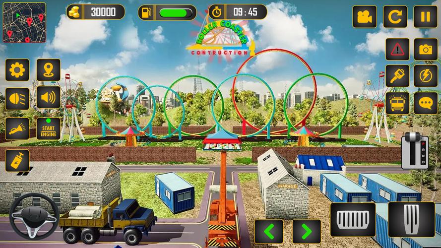 Roller Coaster Builder Game Screenshot 1