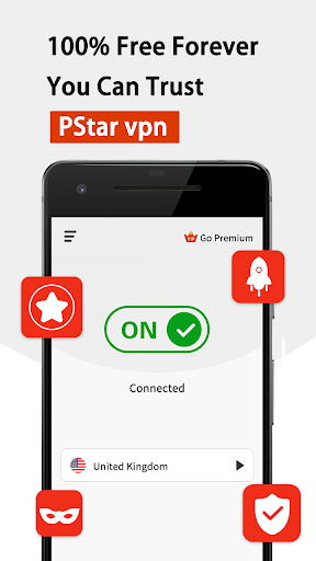 PStar VPN - Unlimited Fast Proxy Скриншот 0