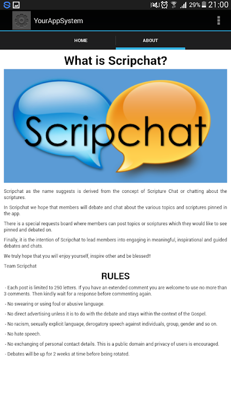 Scripchat ဖန်သားပြင်ဓာတ်ပုံ 3