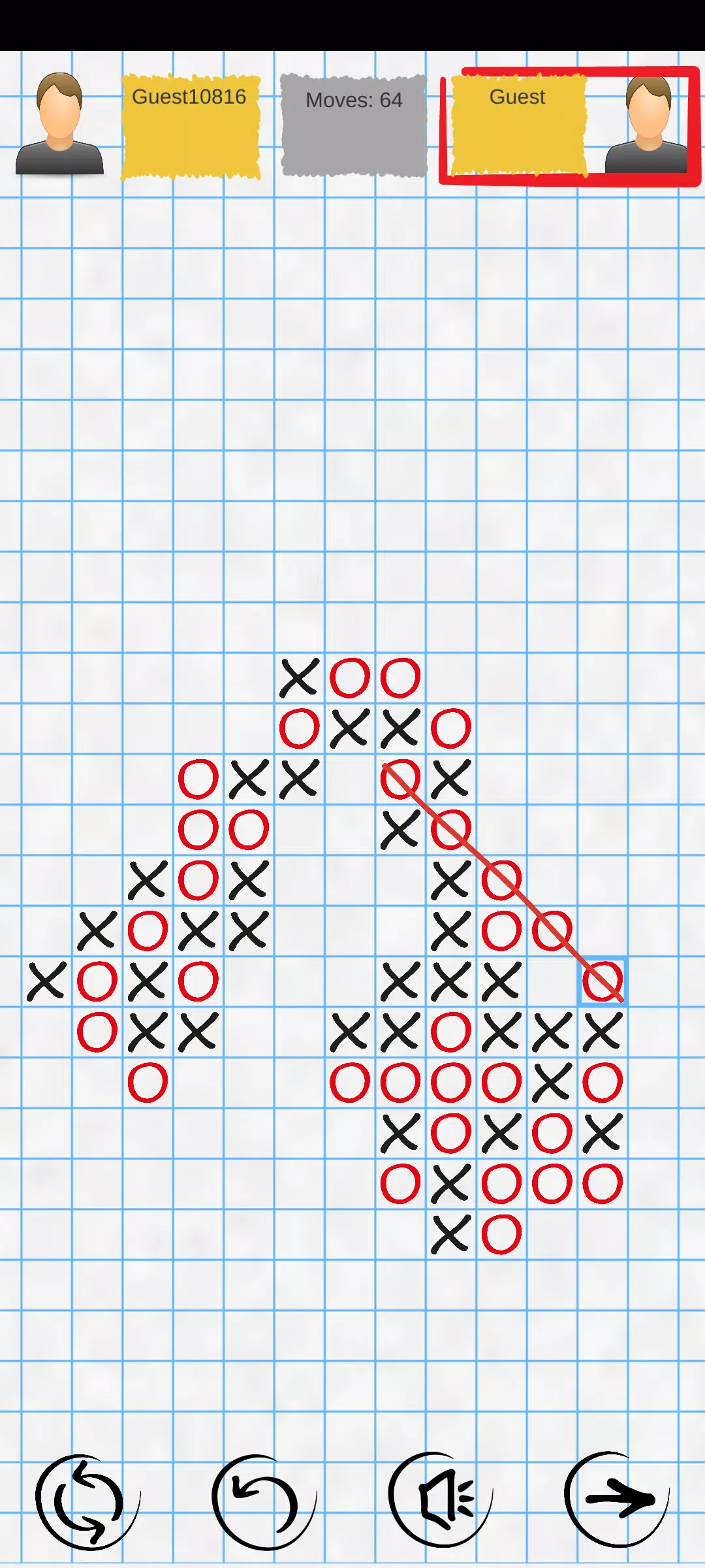 Mega Tic Tac Toe Onine ภาพหน้าจอ 1